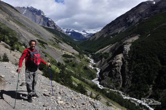 A caminho das Torres, chegada ao Valle Ascencio, no Parque Nacional Torres del Paine, no sul do Chile